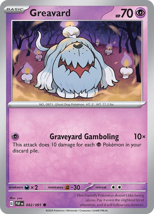 Greavard (042/091) (SV: Paldean Fates)