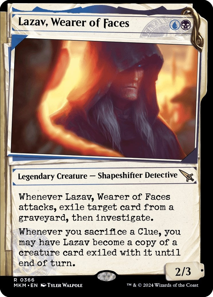 Image for Lazav, Wearer of Faces (Showcase) (0366) (366) (Murders at Karlov Manor) - Magic: The Gathering