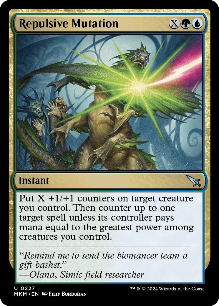 Image for Repulsive Mutation (227) (Murders at Karlov Manor) - Magic: The Gathering