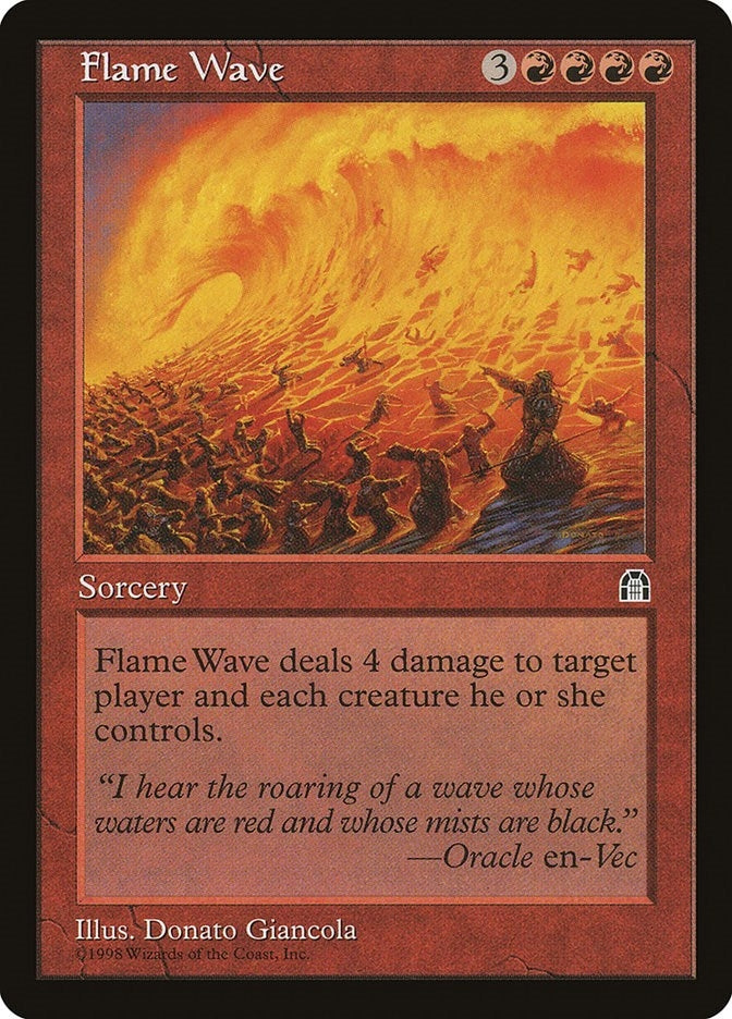 Image for Flame Wave (81) (Stronghold) - Magic: The Gathering