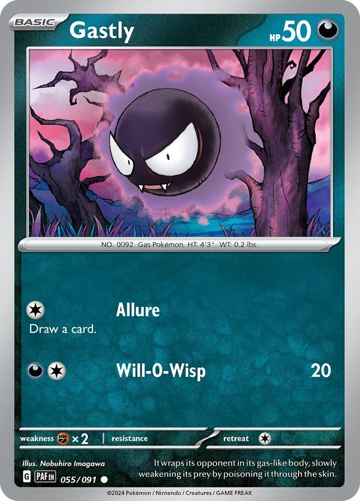 Gastly (055/091) (SV: Paldean Fates)