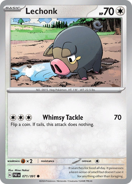 Lechonk (071/091) (SV: Paldean Fates)