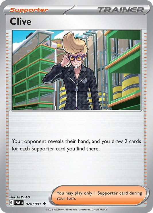 Clive (078/091) (SV: Paldean Fates)