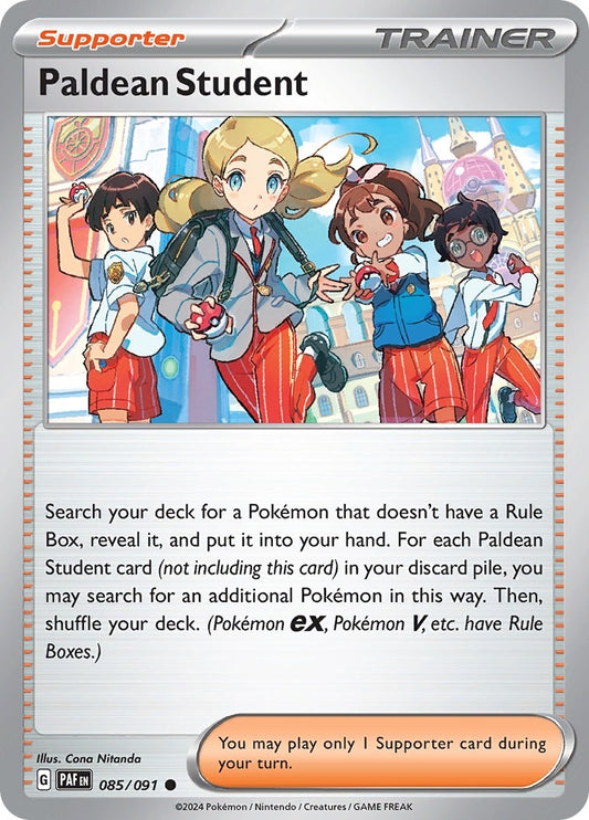 Paldean Student (085/091) (SV: Paldean Fates)