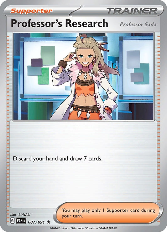 Professor's Research (087/091) (SV: Paldean Fates)
