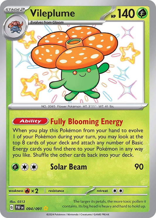 Vileplume (094/091) (SV: Paldean Fates)