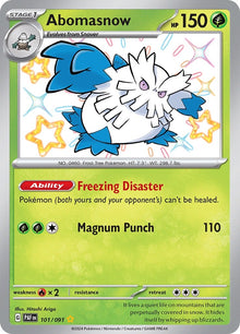 Abomasnow (101/091) (SV: Paldean Fates)