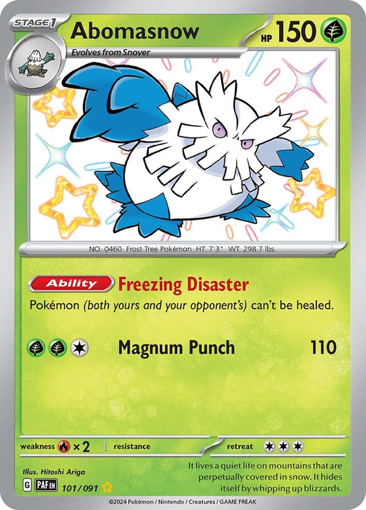 Abomasnow (101/091) (SV: Paldean Fates)