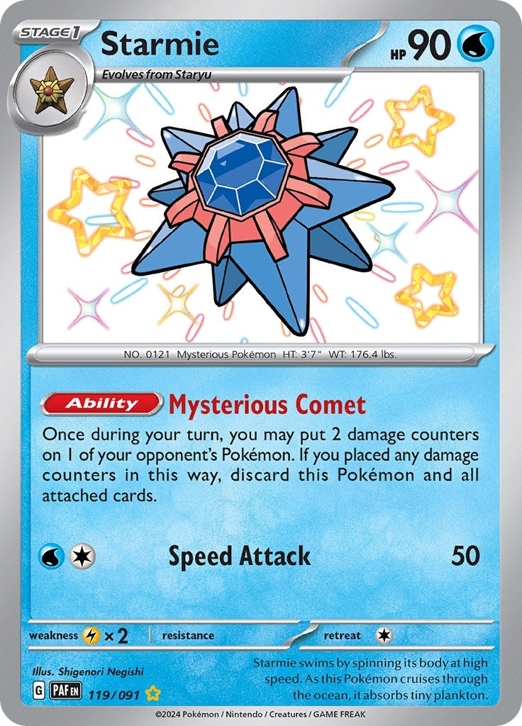 Starmie (119/091) (SV: Paldean Fates)