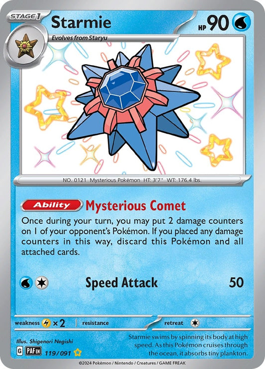 Starmie (119/091) (SV: Paldean Fates)