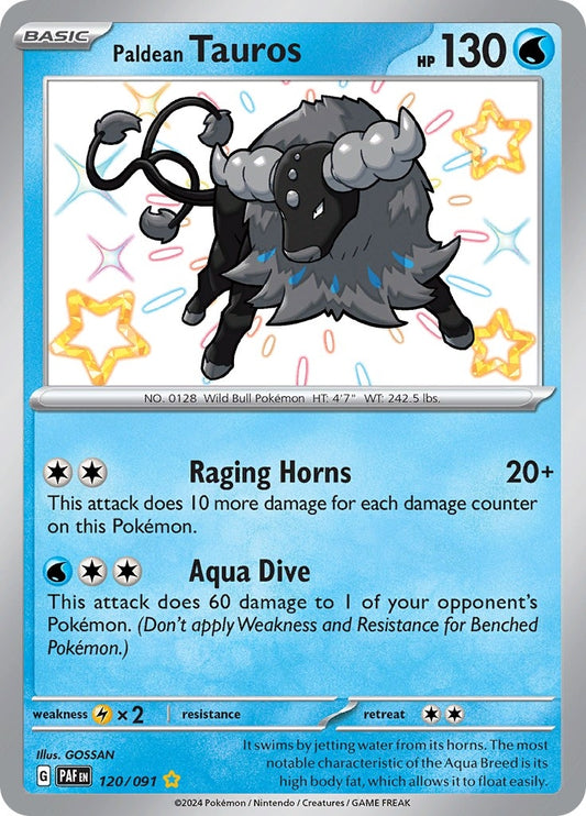 Paldean Tauros (120/091) (SV: Paldean Fates)