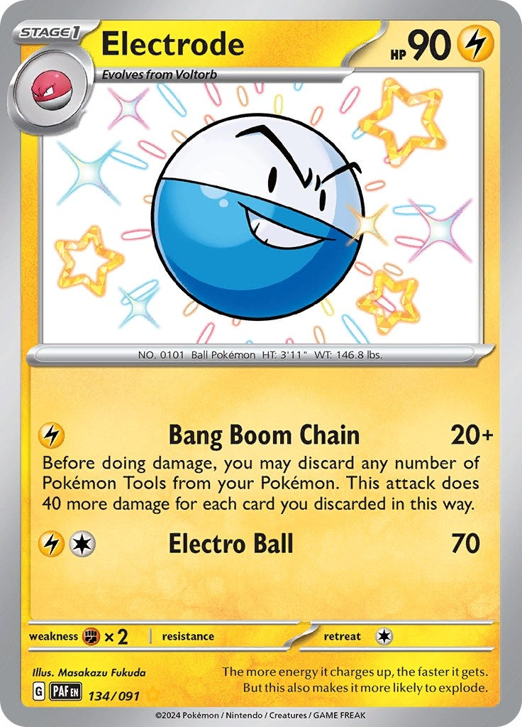 Image for Electrode (134/091) (SV: Paldean Fates) - Pokemon