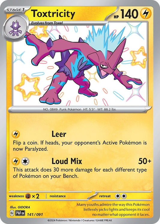 Toxtricity (141/091) (SV: Paldean Fates)