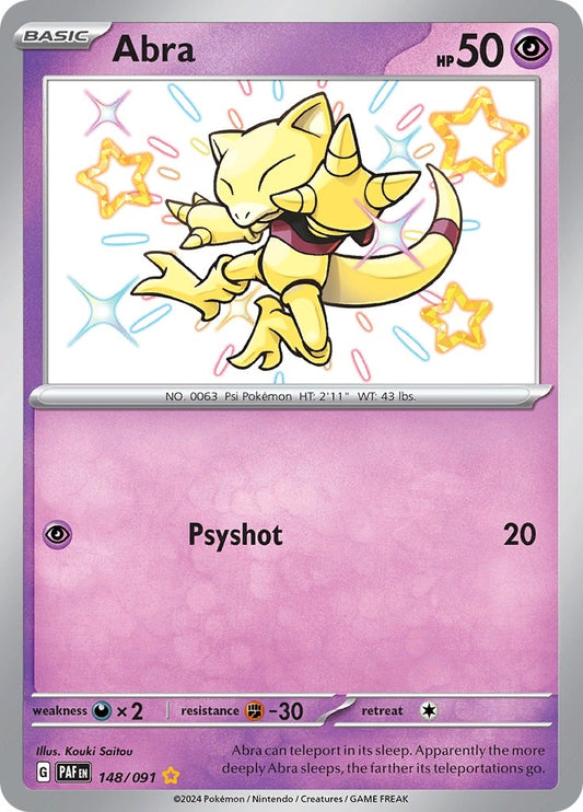 Abra (148/091) (SV: Paldean Fates)