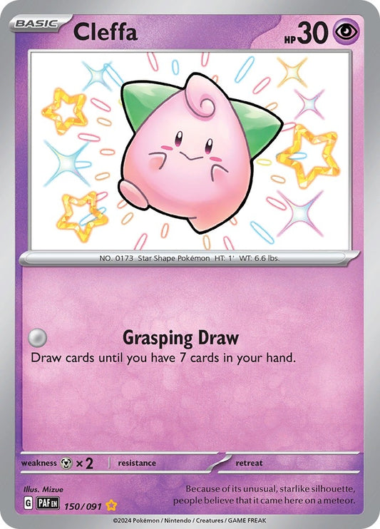 Cleffa (150/091) (SV: Paldean Fates)