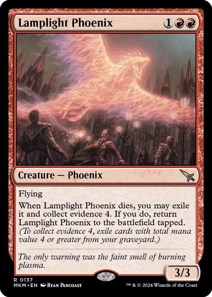 Image for Lamplight Phoenix (137) (Murders at Karlov Manor) - Magic: The Gathering