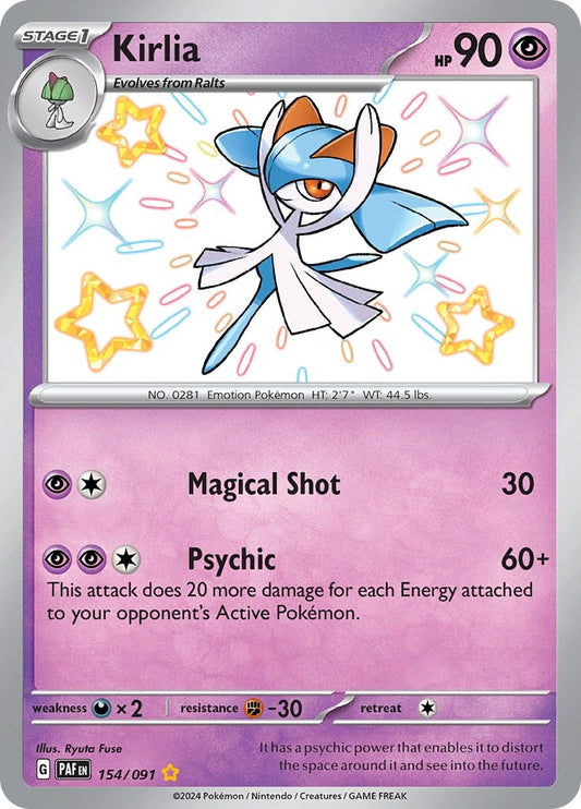 Kirlia (154/091) (SV: Paldean Fates)