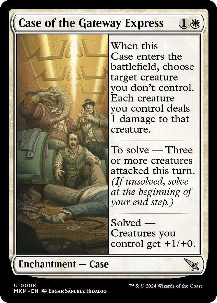 Image for Case of the Gateway Express (8) (Murders at Karlov Manor) - Magic: The Gathering