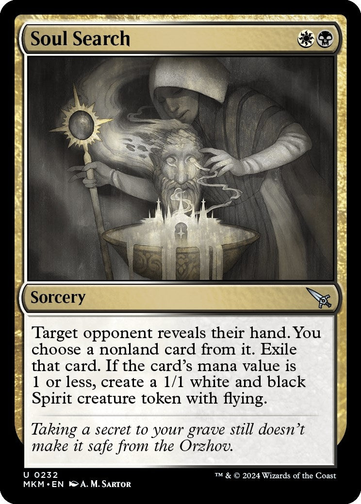 Image for Soul Search (232) (Murders at Karlov Manor) - Magic: The Gathering