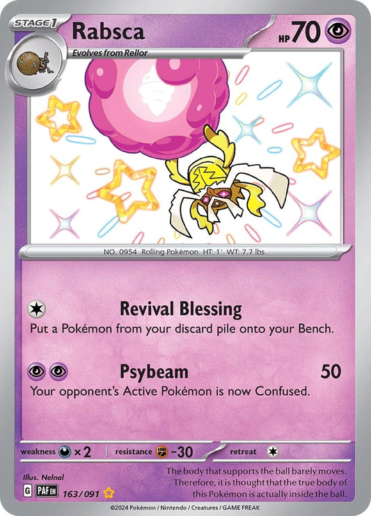 Image for Rabsca (163/091) (SV: Paldean Fates) - Pokemon