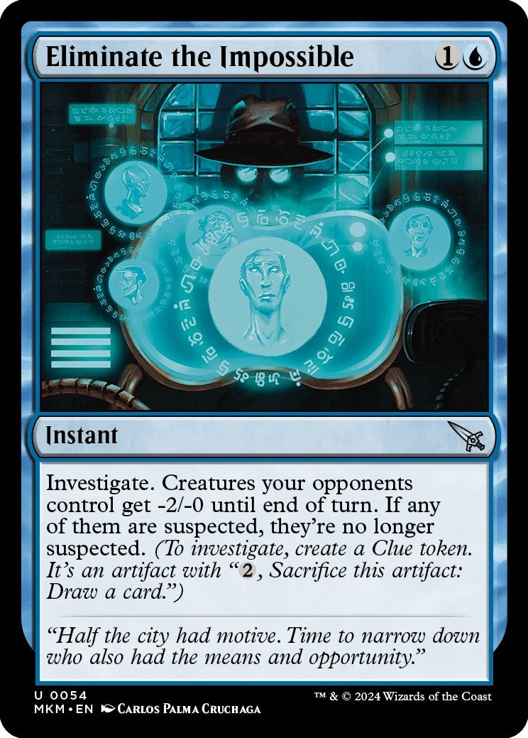 Image for Eliminate the Impossible (54) (Murders at Karlov Manor) - Magic: The Gathering