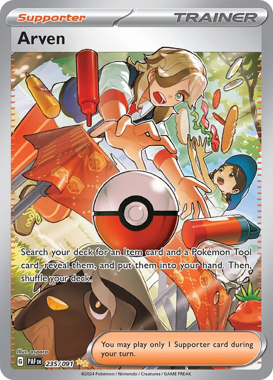 Image for Arven (235/091) (SV: Paldean Fates) - Pokemon