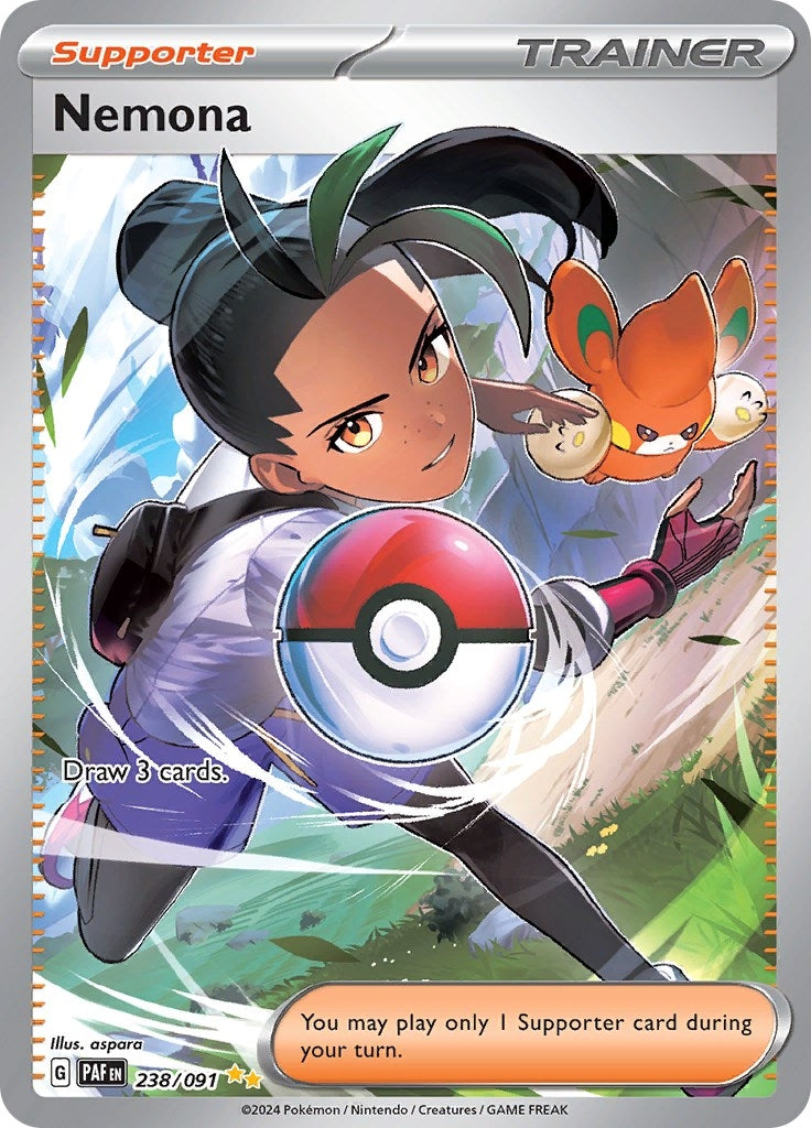 Image for Nemona (238/091) (SV: Paldean Fates) - Pokemon