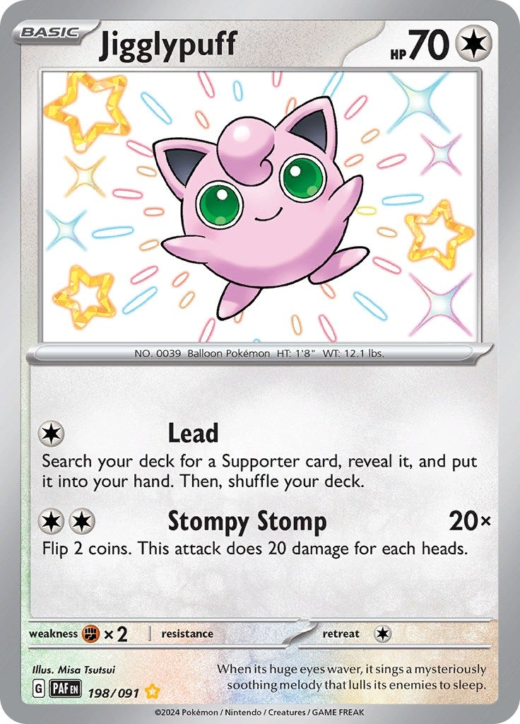 Jigglypuff (198/091) (SV: Paldean Fates)
