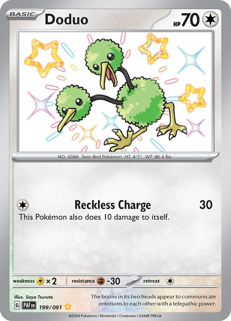 Image for Doduo (199/091) (SV: Paldean Fates) - Pokemon