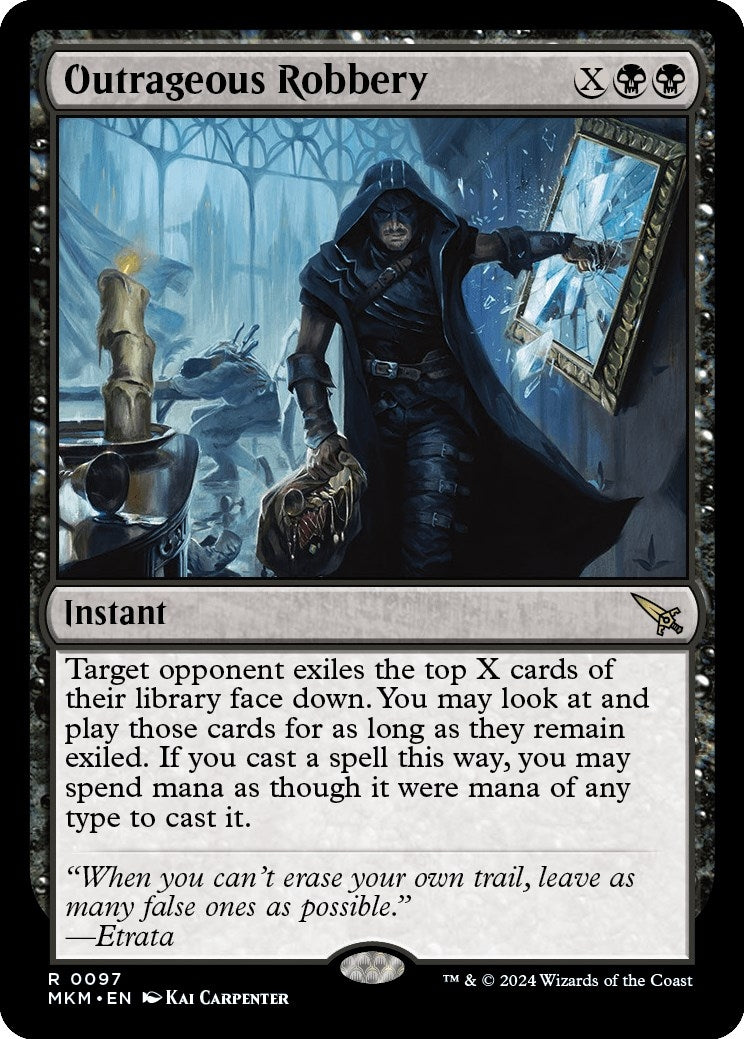 Image for Outrageous Robbery (97) (Murders at Karlov Manor) - Magic: The Gathering