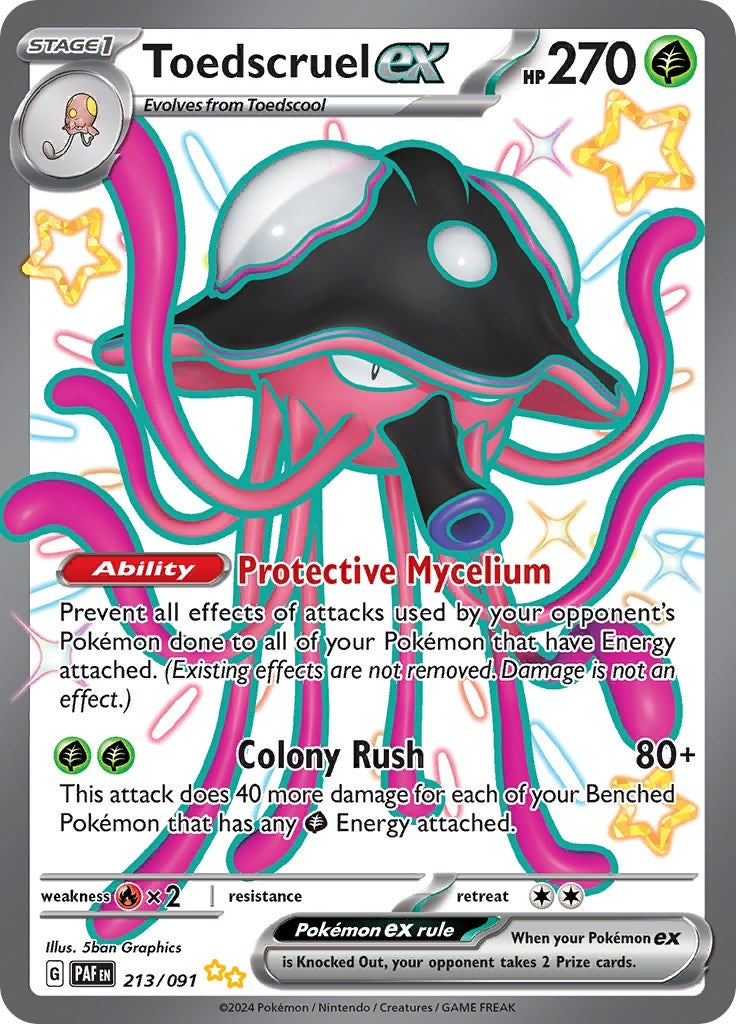 Image for Toedscruel ex (213/091) (SV: Paldean Fates) - Pokemon