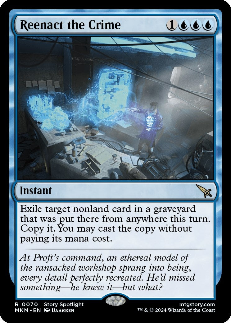 Image for Reenact the Crime (70) (Murders at Karlov Manor) - Magic: The Gathering