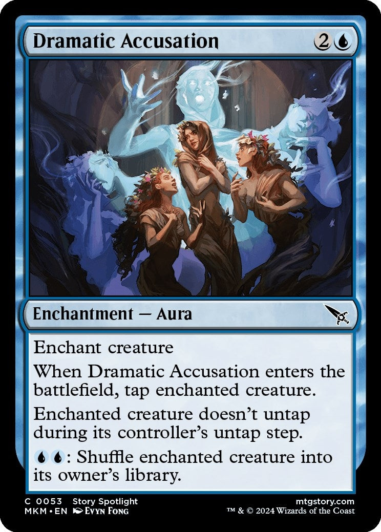 Image for Dramatic Accusation (53) (Murders at Karlov Manor) - Magic: The Gathering