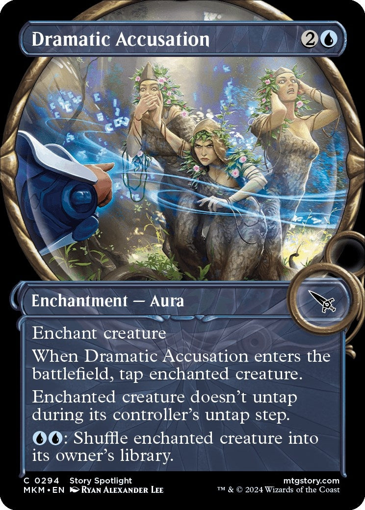 Image for Dramatic Accusation (Showcase) (294) (Murders at Karlov Manor) - Magic: The Gathering