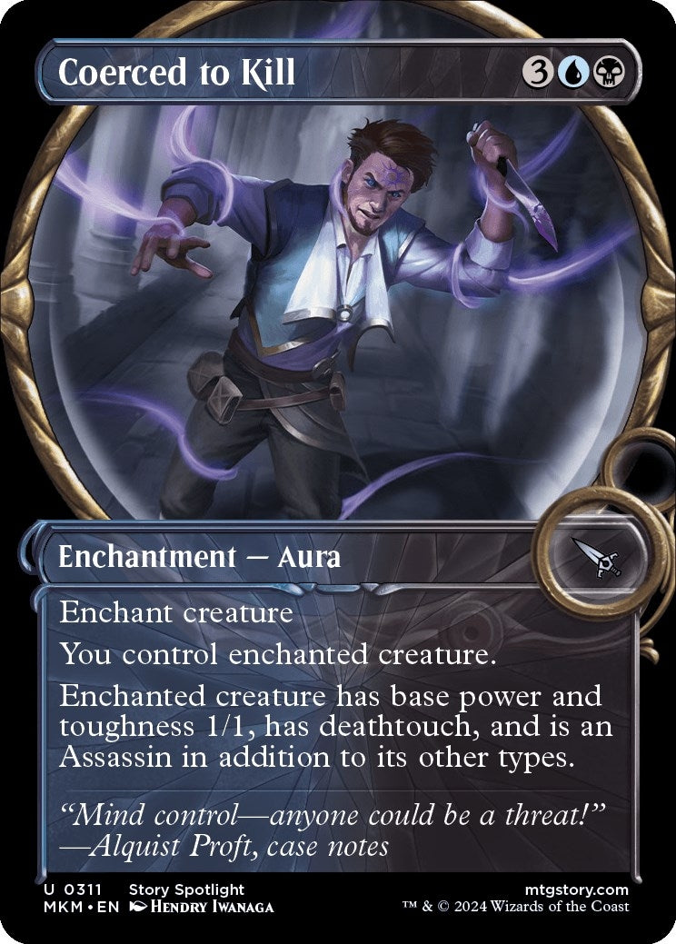 Image for Coerced to Kill (Showcase) (311) (Murders at Karlov Manor) - Magic: The Gathering