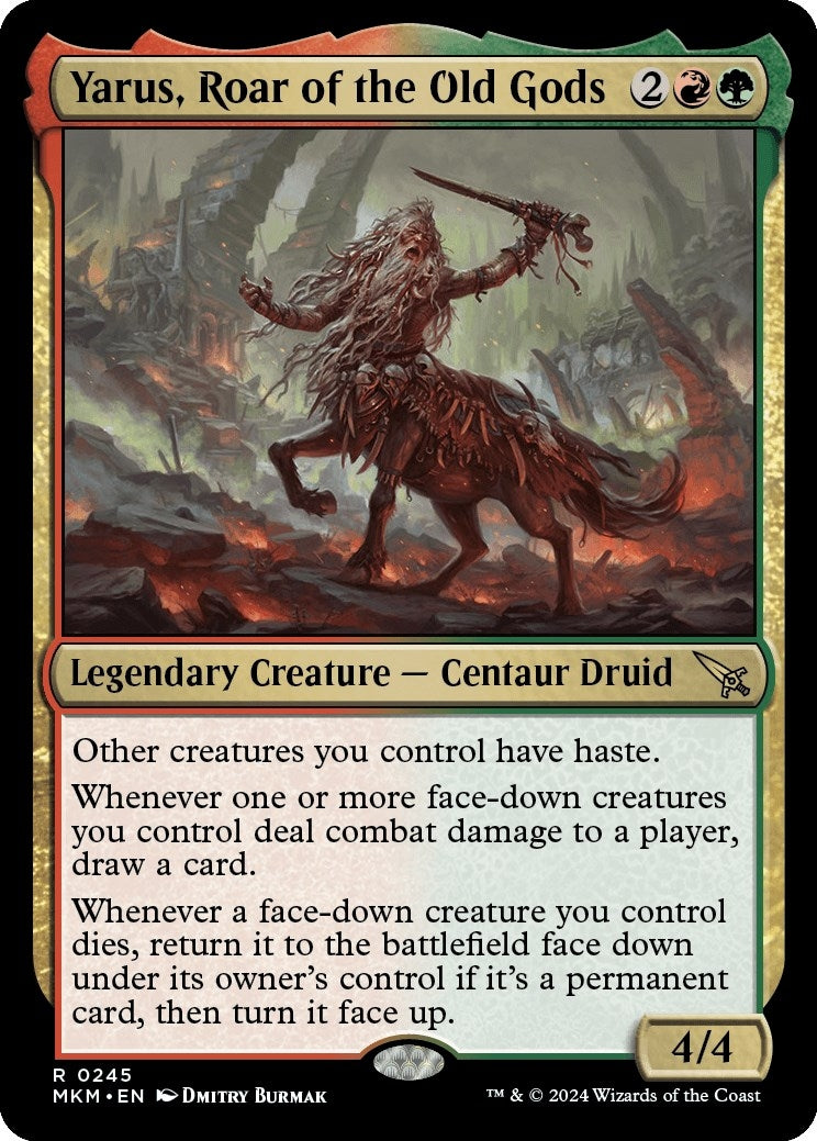 Image for Yarus, Roar of the Old Gods (245) (Murders at Karlov Manor) - Magic: The Gathering