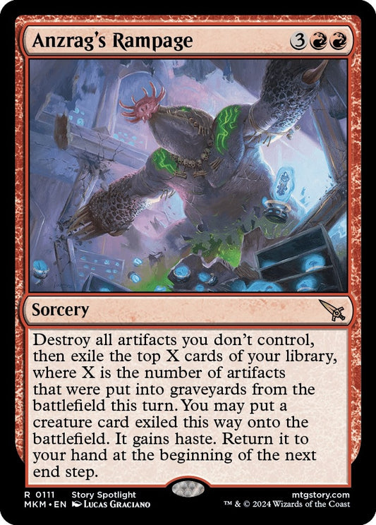 Image for Anzrag's Rampage (111) (Murders at Karlov Manor) - Magic: The Gathering