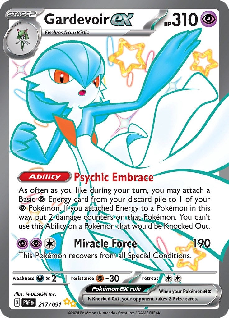 Gardevoir ex (217/091) (SV: Paldean Fates)