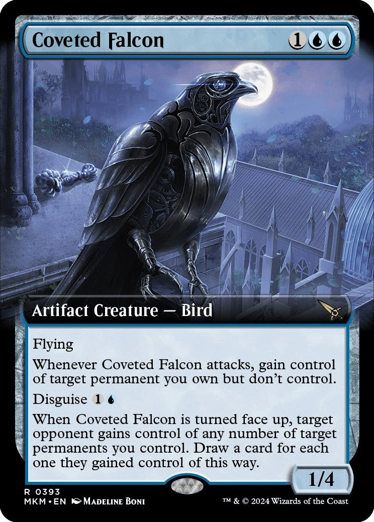 Image for Coveted Falcon (Extended Art) (393) (Murders at Karlov Manor) - Magic: The Gathering