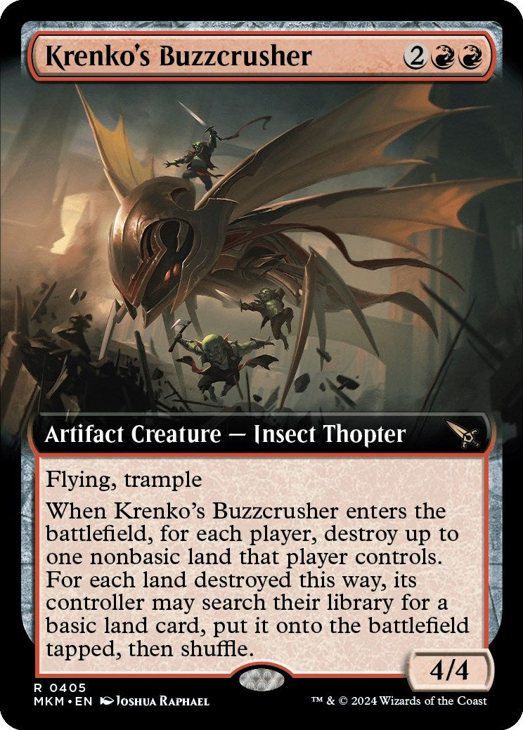 Image for Krenko's Buzzcrusher (Extended Art) (405) (Murders at Karlov Manor) - Magic: The Gathering