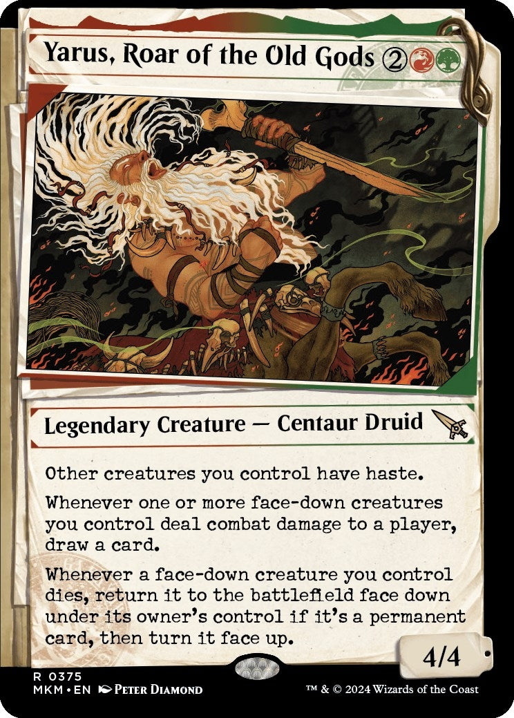 Yarus, Roar of the Old Gods (Showcase) (375) (Murders at Karlov Manor)