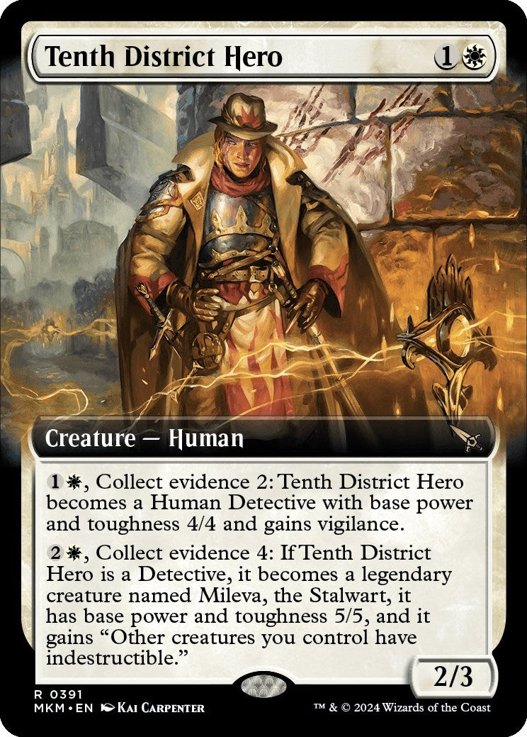 Image for Tenth District Hero (Extended Art) (391) (Murders at Karlov Manor) - Magic: The Gathering
