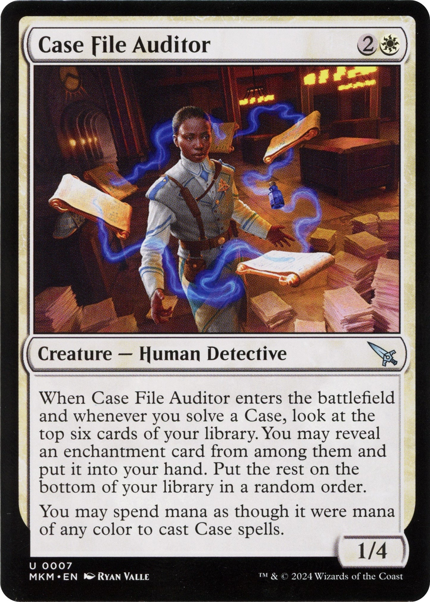 Image for Case File Auditor (a) (7) (Murders at Karlov Manor) - Magic: The Gathering
