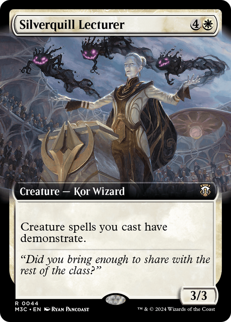 Silverquill Lecturer (Extended Art) (M3C-044) - Modern Horizons 3 Commander: (Extended Art) Foil