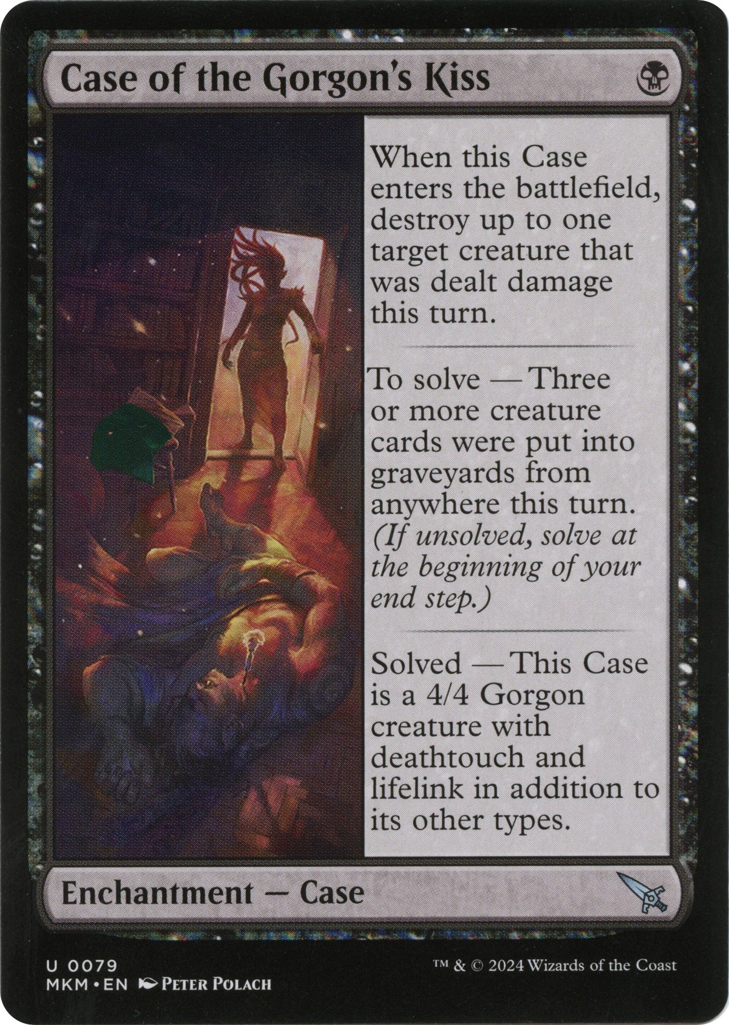 Image for Case of the Gorgon's Kiss (b) (79) (Murders at Karlov Manor) - Magic: The Gathering
