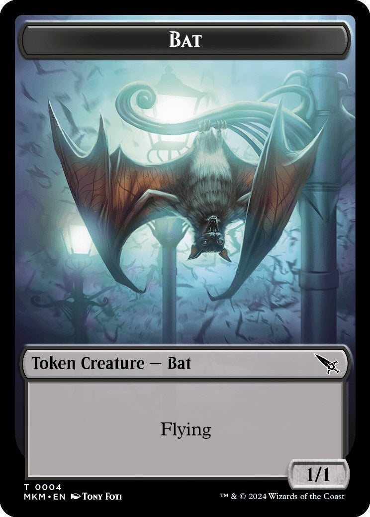 Bat Token (4) (Murders at Karlov Manor)