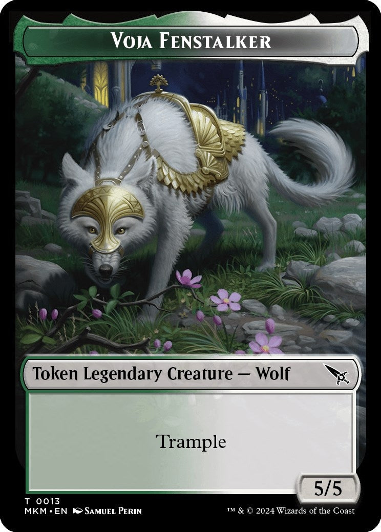 Image for Voja Fenstalker Token (13) (Murders at Karlov Manor) - Magic: The Gathering