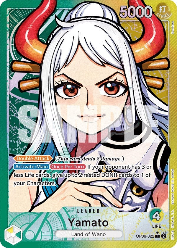 Image for Yamato (Alternate Art) (OP06-022) (Wings of the Captain) - One Piece Card Game