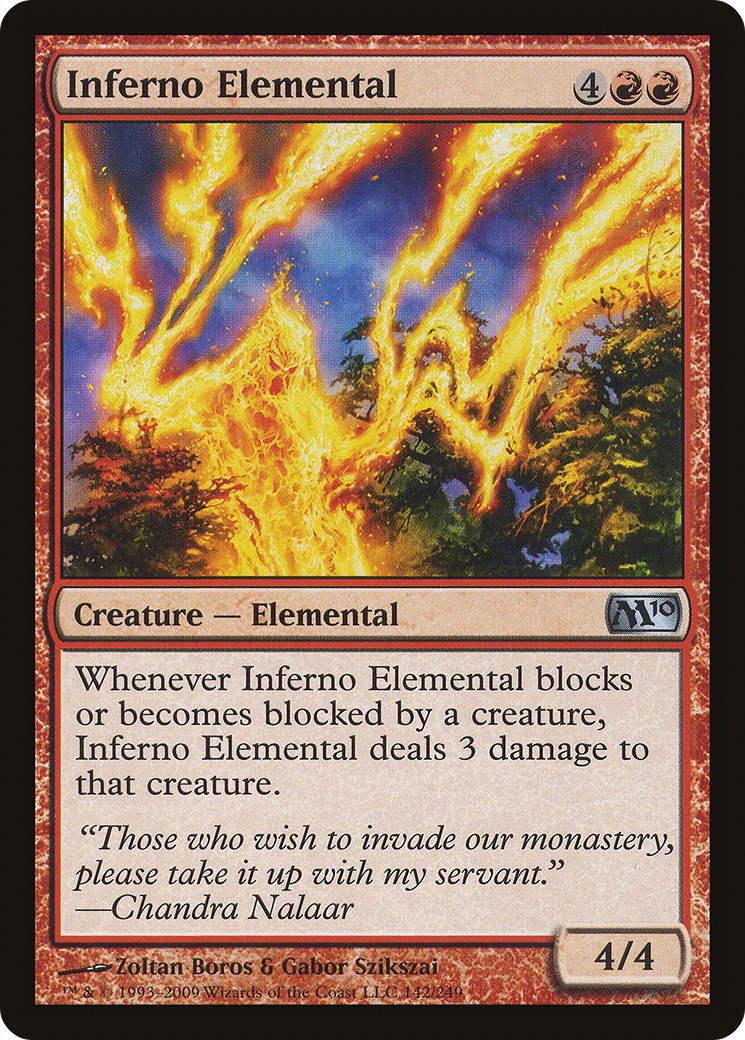 Inferno Elemental (142) (M10)