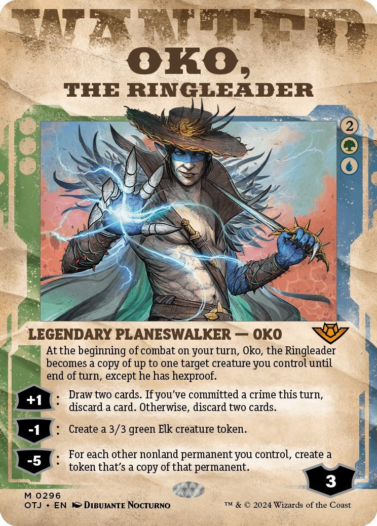 Image for Oko, the Ringleader (Showcase) (296) (Outlaws of Thunder Junction) - Magic: The Gathering